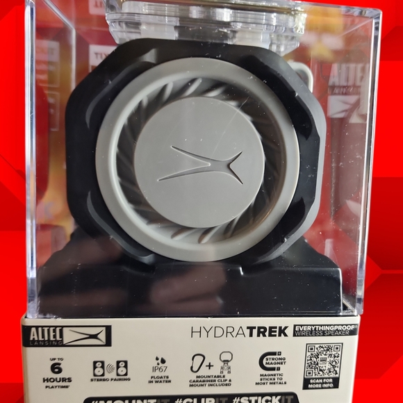 Altec Lansing HydraTrek Black Wireless Speaker - Picture 4 of 6